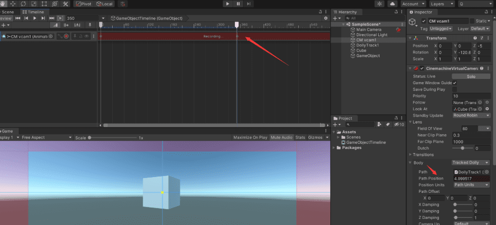 图片[18]-Unity3d Cinemachine篇（二）— Dolly CamerawithTrack-灵码CV