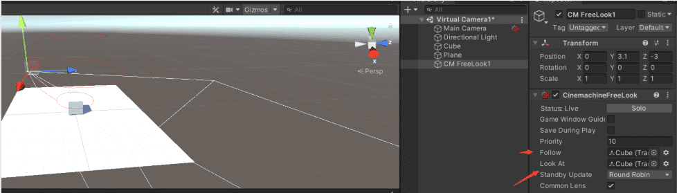 图片[6]-Unity3d Cinemachine篇（三）— FreeLook-灵码CV